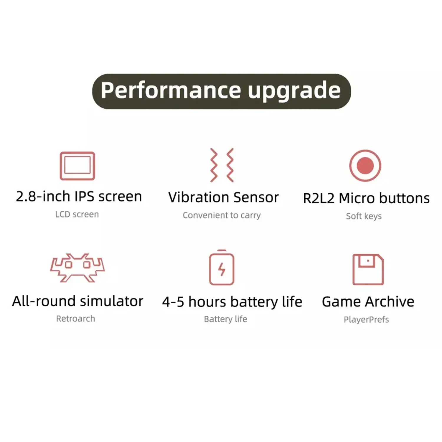 AMPOWN Miyoo Mini V4 Consoles 2.8'' IPS OCA 1900mAh Handheld Game Players Linux System Portable Video Game Retro Game Console - Image 6