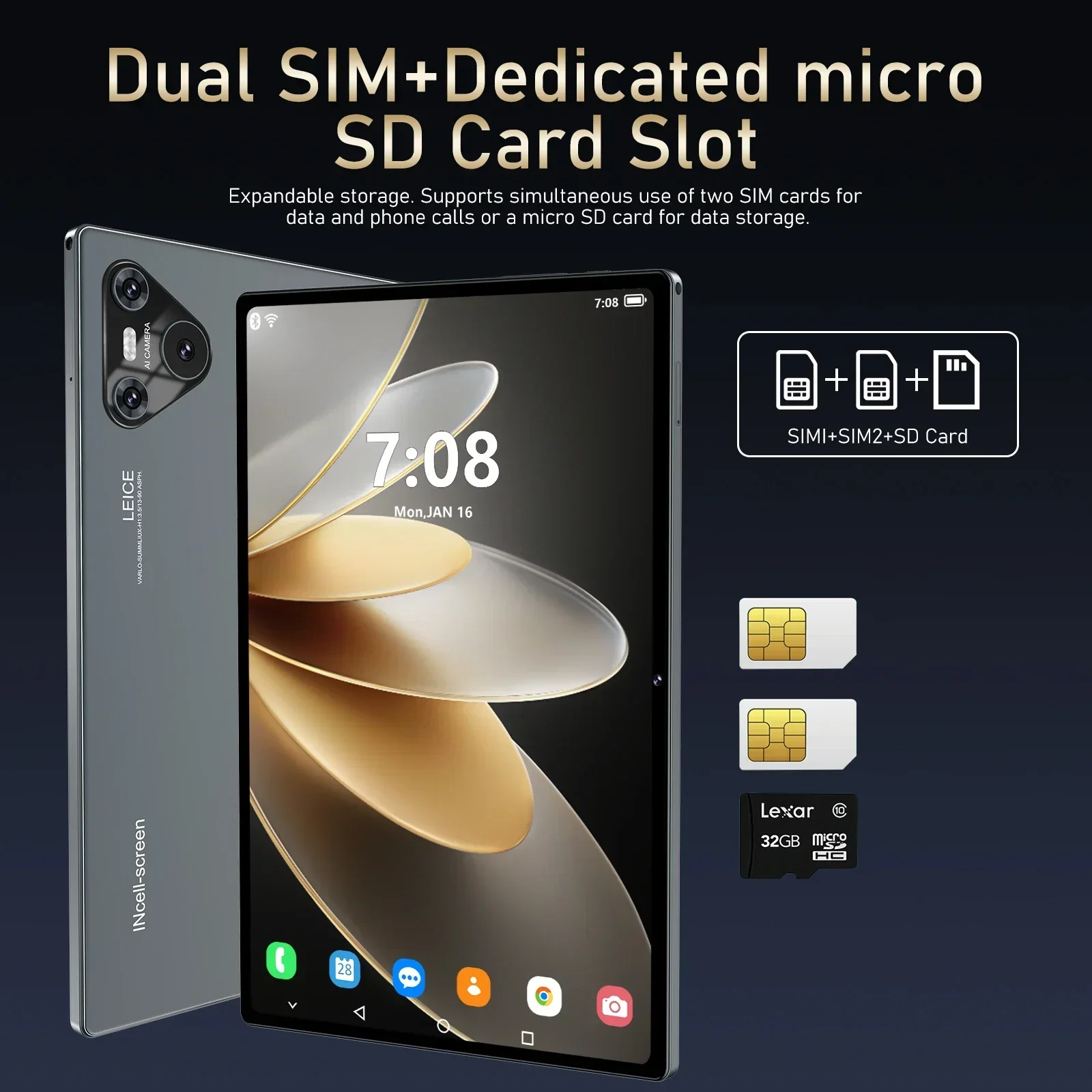 2024 Global Version Pad 9 Pro Snapdragon 8gen2 Android 13 Tablet PC 16GB+1TB 5G Dual SIM WIFI GPS 4K HD Full Screen Tabletas - Image 6