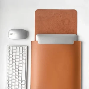 Laptop Bag, 13/13.3/14/15/15.4/15.6/16 Inch, Notebook Computer Mouse Pad, Pu Leather Bladder Bag, Computer Bag Accessories